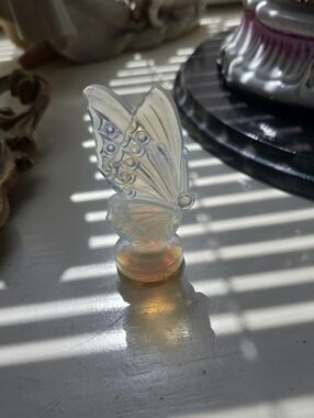 Vintage Sabino France Glass Closed Wing Butterfly